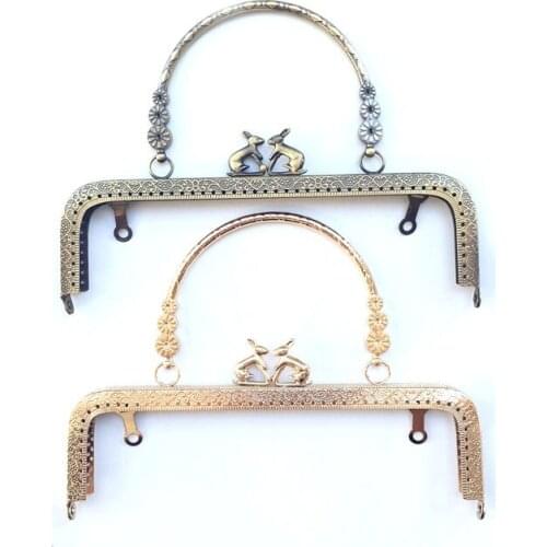 10Pc Purse Frame 20CM Bag Purse Frame Handbag Frame Metal Coin Sewing Frame Clasp