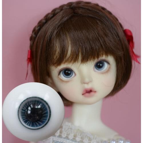 BJD doll eyes suitable for 1-3 1-4 1-6 size Galaxy series blue and gray flashing pupil doll accessories