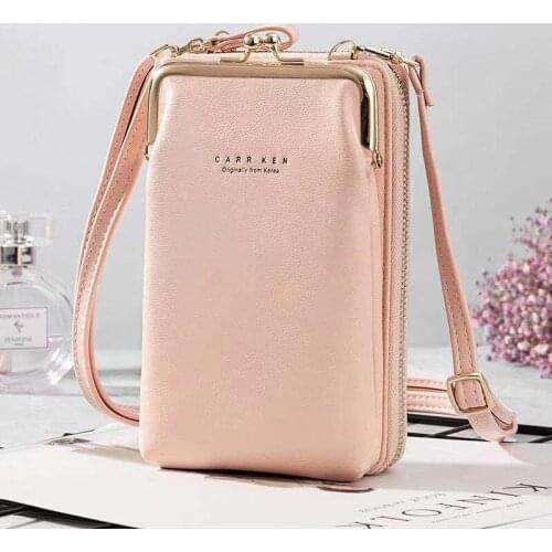 2020 New Fashion Candy Color Ms. Mobile Phone Bag Fashion Small Coin Purse Female Buckle Shoulder Bag Mini Messenger Bag