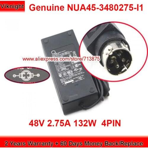 Genuine NUA45-3480275-I1 48V 2.75A AC Adapter for SG300-10PP SG300-MPP HU10135-6017A V06638 Power Supply