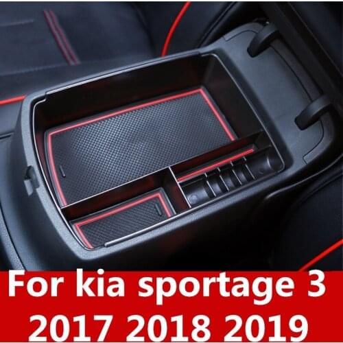 For kia sportage 3 2016-2021 armrest box storage box central storage compartment compartment storage box car Accessories