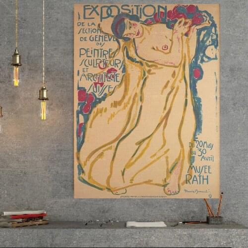 Art Exhibition Poster, Modern Scandinavian Art, Gallery Poster, Paris Print, Paris Wall Art, Mid Century Wall Art, Modern Wall