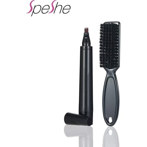 Mustache Repair Professional Men Beard Growth Pen Filler Mens Face Sideburn Beard Enhancer Whiskers Face Nutrition Drawing Pen