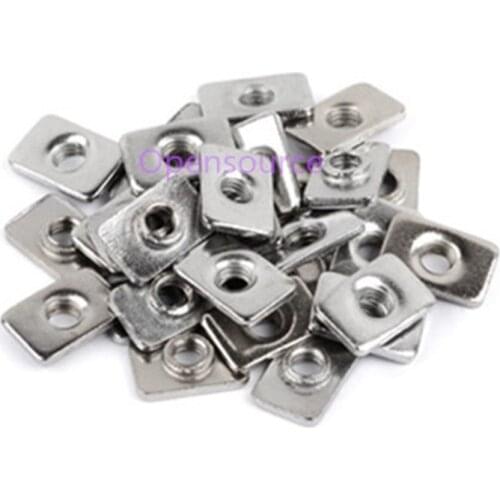 100pcs Openbuilds T-Nut Tee Nut M5 M3 for V-slot , OX CNC, 3D Printer Aluminum Extrusions frame use