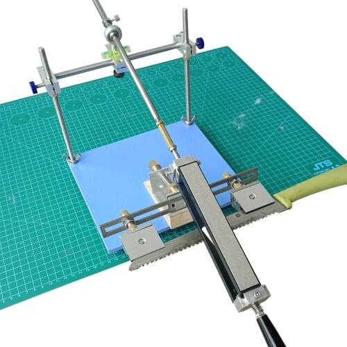 Long knife sharpening Knife sharpener 360 degree Flip Clip system reversal Slider removable chuck Ruixin Pro RX008 edge pro KME