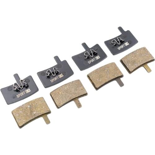 Bicycle Disc Brake Pads for Hayes Stroker Trial, Stroker Carbon, Stroker Gram Disc Brake, RESIN Sport EX, 4 Pairs