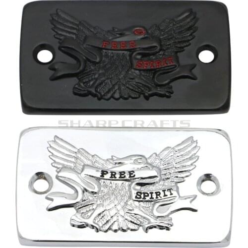 Motorcycle Eagle Cut Front Brake Master Cylinder Reservoir Cover Cap Protector For Suzuki Intruder 1400 1500 Boulevard S83 C90