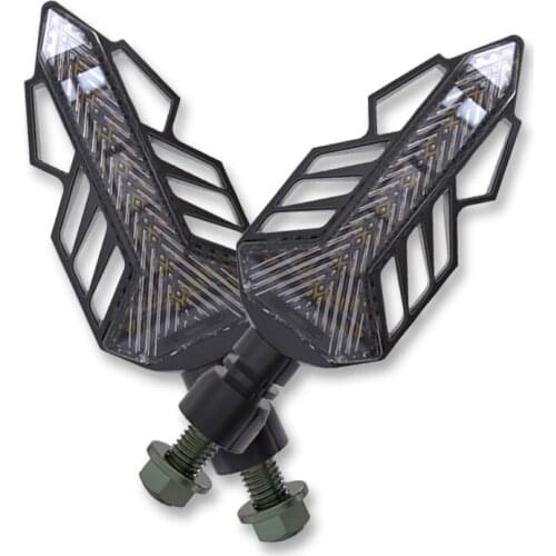 1pair Yellow Motorcycle LED Signal Lights Modified Lights Waterproof Turn Lights Direction Lights Decorative Super Bright