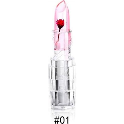 1pc Lip Flower Rouge A Levre Matte Transparent Magic Temperature Flower Matte Lipstick Lip Kit PY2 Labiales Matte