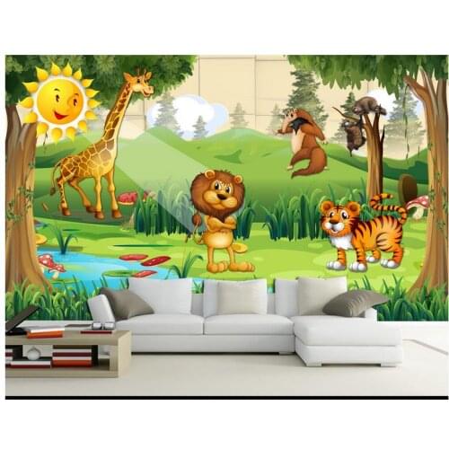 3D wall murals wallpaper custom picture mural wall paper 3D beautiful cartoon childrens room murals fresh childrens room decor