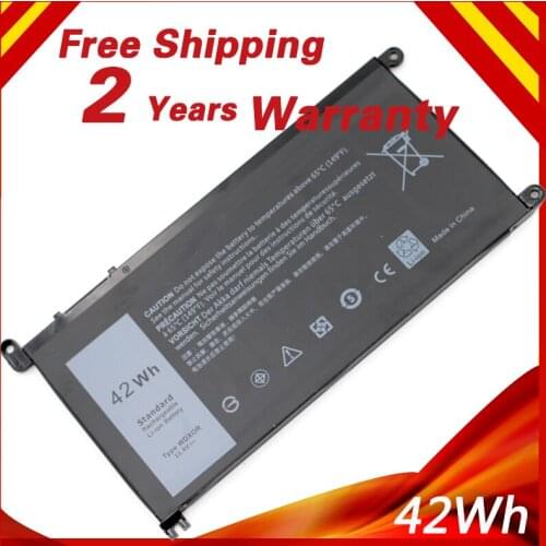 Golooloo 42Wh WDXOR laptop battery for 3CRH3 WDX0R T2JX4 WDXOR for dell Inspiron 15MF PRO-1508T 13 5000 5368 5378 4.7