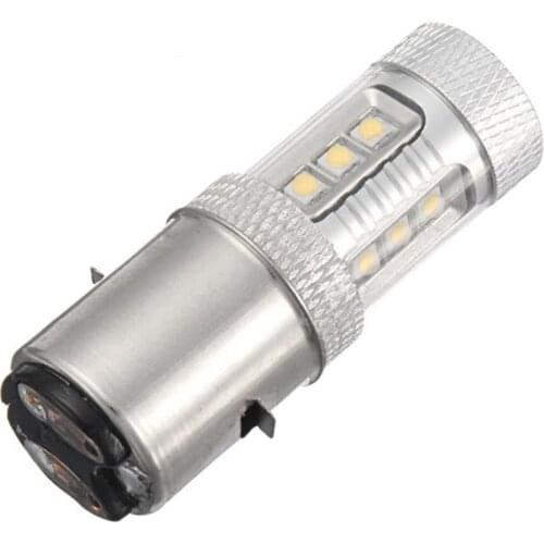 Aluminum BA20D H6 80W 12V LED Moped/Scooter/ATV Headlight Kit Fog Light