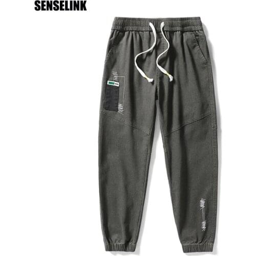 Mens Classic Trousers High Quality Spring Summer Jeans Pants 2021 New Brand Korean Loose Casual Fashion Denim Pants