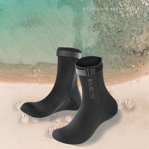 Men Women Quick Dry Non Slip Diving Socks Boots Water Shoes Outdoor Waterproof Warm Snorkeling Surfing Swimming Beach Socks