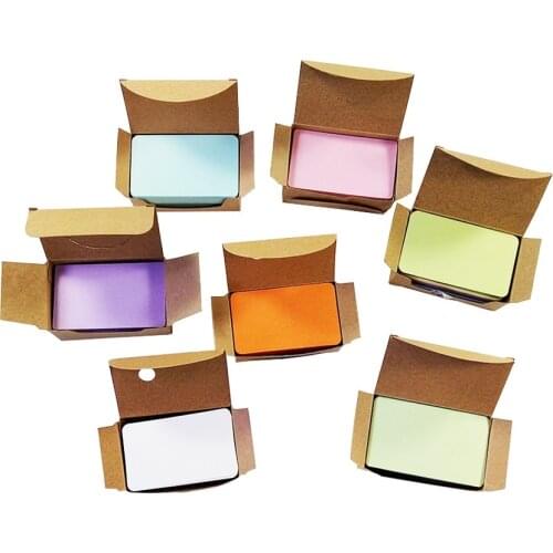 100 Pcs/lot Kraft Paper Card Message Memo Wedding Party Gift Thank You Cards Label Bookmarks Learning Cards