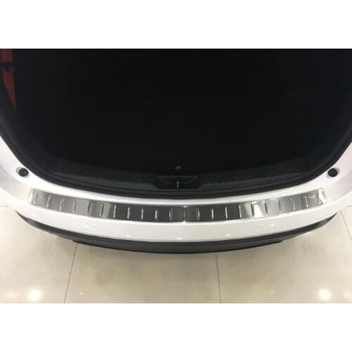 RKAC 2pcs Stainless Steel Accessories Rear Bumper Protector Sill plate cover For Mazda CX5 CX-5 2017 KF Series Car Styling