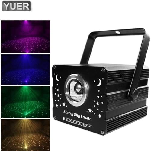 RGB 3IN1 DJ LED Stage Light Effect Starry Sky Laser Lamp Par Laser Party KTV Christmas DMX Music Sound Activated Disco Lights