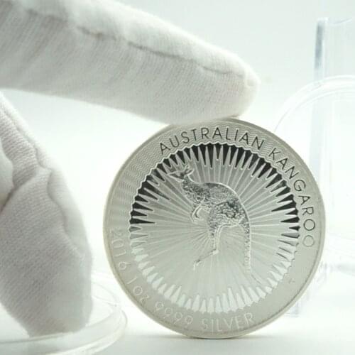 Australia Animal Silver Coin Kangaroo Commemorative Coin Elizabeth II Silver Coin for Collection