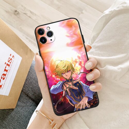 Hunter X Hunter anime Kurapika Pics silicone Phone Case FOR iPhone Se 6 6s 7 8 Plus X Xr Xs 11 12 Mini Pro Max Glass Cover Shell