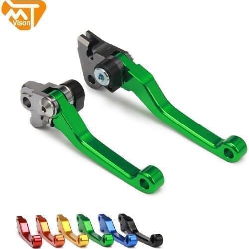 Motorcycle Foldable Clutch Brake Lever For KAWASAKI KX125 2006-2008 KX250 2005-2008 KX250F 2005-2012 KX450F 2006-2012
