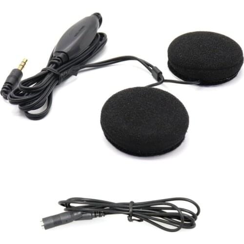 Motorcycle Microphone Helmet Speakers Earphone Headset Speaker Intercom Interphone For MP3 mp4 GPS CD Radio Helmet Intercom Clip