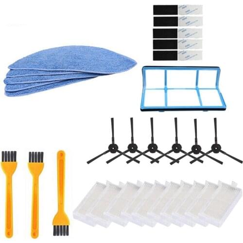 Vacuum Robot Cleaner Parts Side Brush Primary Dust Filter Mop Hepa Filter for Ilife V5 V5S V3 V3S V5Pro V50 V55 V5S Pro