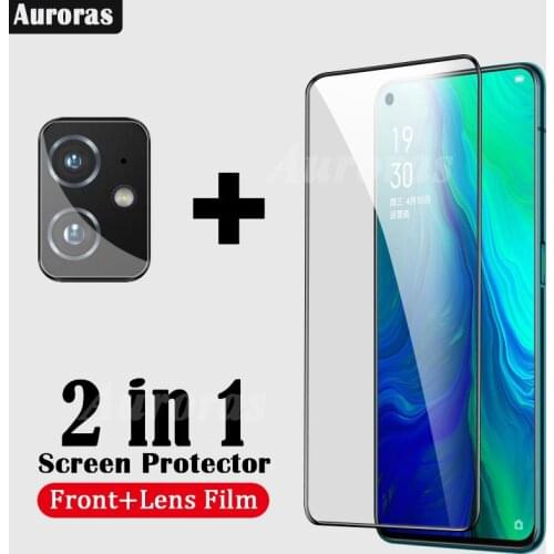 Auroras 2 in 1 Film For Asus Zenfone 8 Screen Protector Tempered Glass For Zenfone8 Lens Protector Glass Film