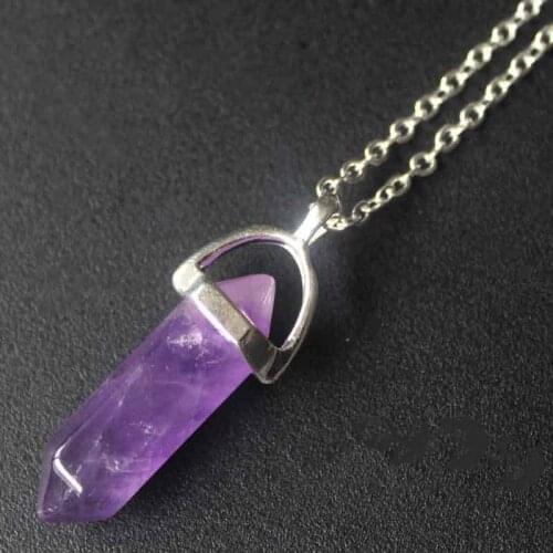 1PC natural crystal rose quartz crystal point pendant quartz mineral jewelry couple decoration holiday gift jewelry
