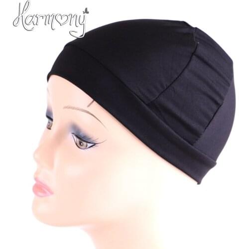 1 pack Hairnet Spandex Dome Cap for Making Wigs Snood Nylon Strech Wig Caps Glueless Elastic Cap Ultra Stretch Silky Texture