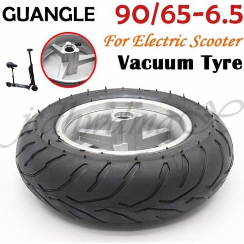 GUANGLE One Rim Tube 90/65-6.5 90-65-6.5 Rear Back Front Wheel Road Tyre Tire 49cc Mini Pocket Rocket PIT Bike Electric Scooter