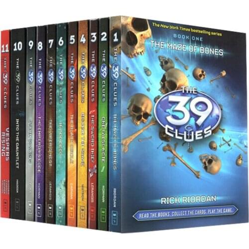 11 Book/set The 39 Clues English Detective Story Picture Books for Children Learn English Reading Books for Kids