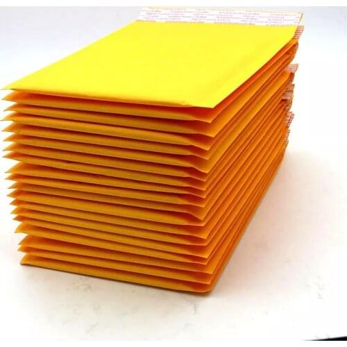 30pcs 23 sizes Wholesales Golden Kraft Bubble Mailers Bags/Yellow small kraft bubble padded envelope,kraft bubble mailing bag