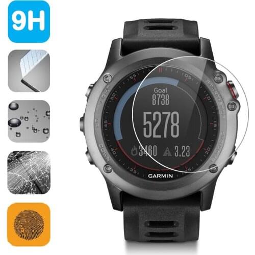 9H Tempered Glass LCD Screen Protector Shield Film for Garmin Fenix 3 Fenix3 F3 Accessories