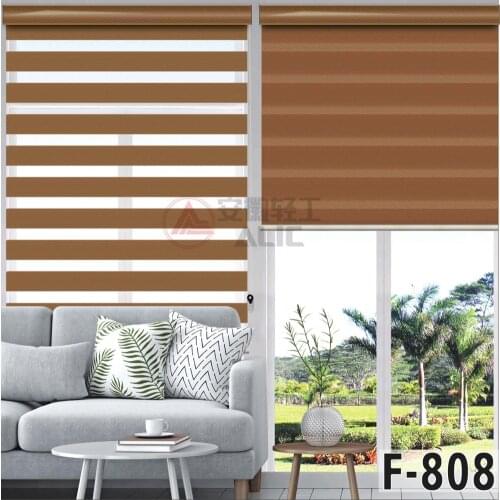 FREE SHIPPING Popular zebra blinds double layer roller blinds for kitchen living room office