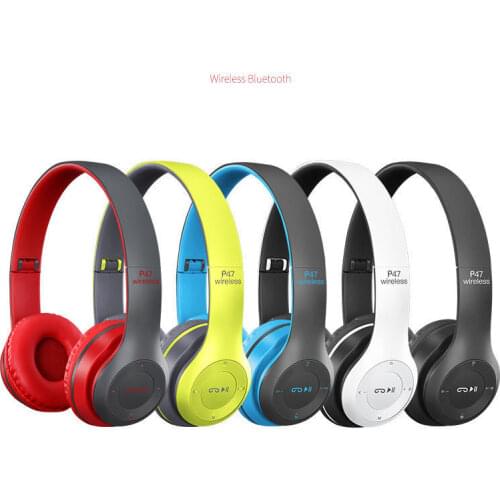 Wireless bluetooth headset gamer P47 head-mounted mobile phone computer universal stereo sound mono Binaural sportsvoice music
