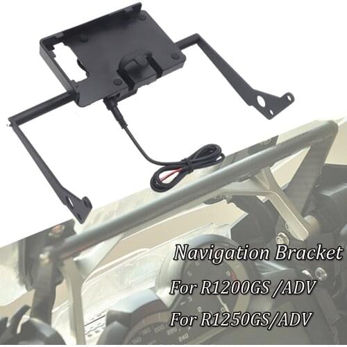 For BMW R1200GS ADV LC 13-18 R1250GS R 1200 GS Adventure R 1250 GS 2019 Carbon Fiber Mobile Phone Navigation Handlebar Bracket