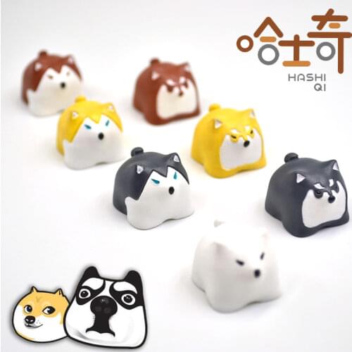 Cherry Mx Keycaps Mechanical Keyboard Custom Keycaps Anime Keycap Personality Design Cartoon Axis Huskies Alaska Samoyed