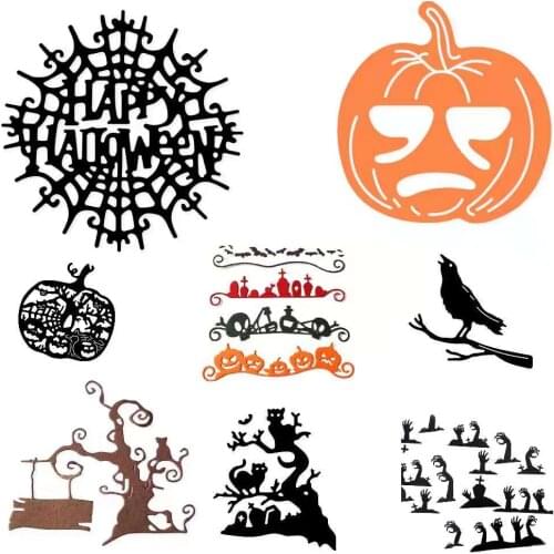 2021 NewCraft Dies Metal Cutting Dies Cut Mold Halloween dies Decoration Scrapbook Paper Craft Knife Mould Blade Stamps