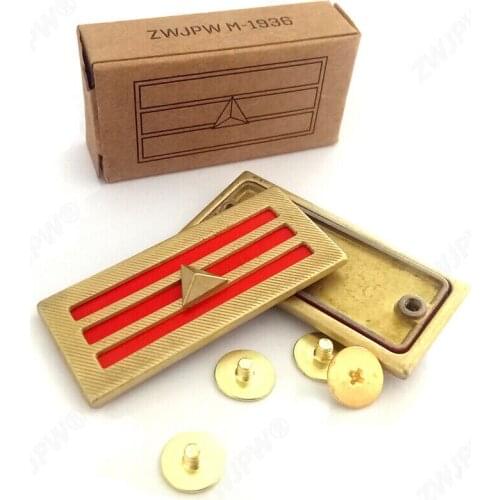 One star) WW2 CHINESE ARMY OFFICER IRON PLATE COLLAR WITH IRON STAR VETERAN GIFT Soldier Military War Reenactments