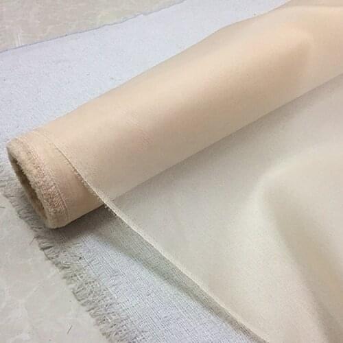 Skin color 100% pure natural silk organza lining fabric fit for summer dress and skirt,SOZ208