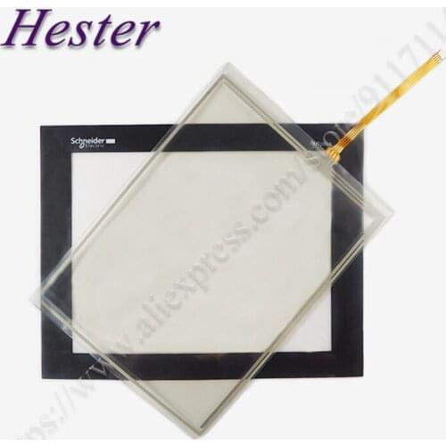 HMIGTO6315 Touch Screen Glass Panel Digitizer for Schneider HMIGTO6315 Touchpad and Front Overlay Protective Film