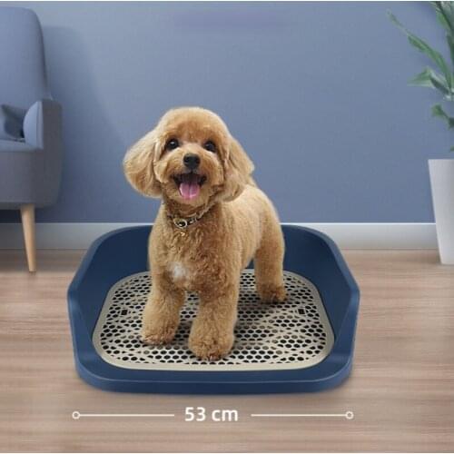 GY Dog toilet does not wet feet dog supplies bedpan large size pet flush