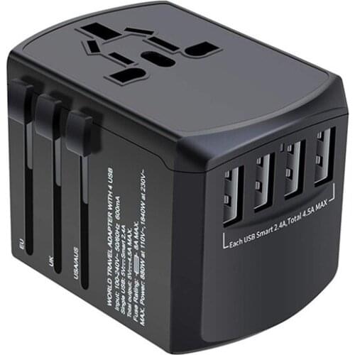 Travel Adapter Universal Universal Charging Adapter Abroad Multi-function Adapter Socket