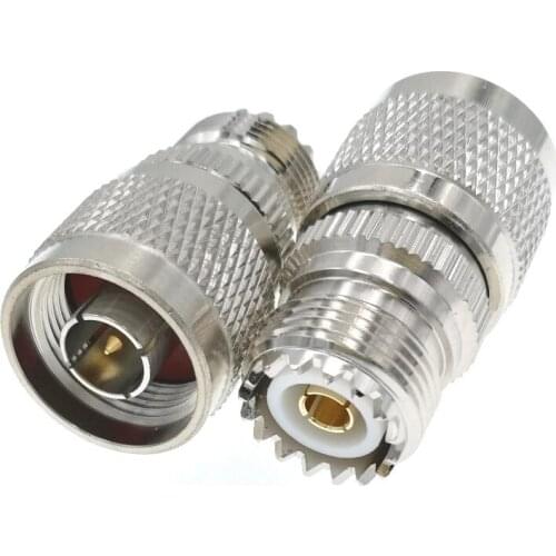 10pcs N Male Plug To UHF SO239 Female Jack RF Connector Adapter