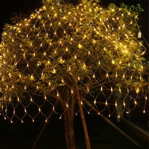 320leds 3m*2m LED Net Mesh Fairy String Light Garland Window Curtain Christmas Fairy lamps Wedding Party Holiday Light