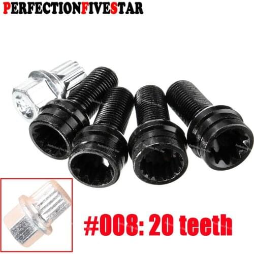 8D0601139F 008 20 teeth For VW Golf Jetta Passat For Audi A4 A6 A8 TT Anti-theft Wheel Screw Bolt Lock Nut Key Adapter