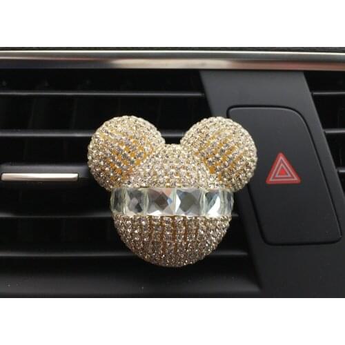Diamond Lovely fashion High-grade Car perfume Air Freshener Air conditioner, air outlet, perfume decorations Car-styling