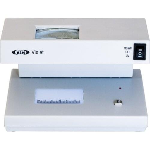 COUNTERFEIT DETECTOR UV + WM | HTM VIOLET | Banknote Control Device - Ulra Violet , Magnetic Ink, magnetic watermark