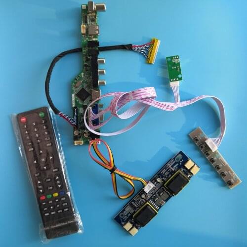 For LM201WE3-TLE1 Controller Driver Board kit Module 1680X1050 20.1" TV USB Digital Signal New LCD HDMI 30pin 4 lamps VGA AV