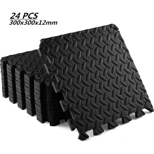 300x300x12mm Home Gym Thicken EVA Foam Mat Play Puzzle Mats Exercise Tiles Floor Cushion Yoga Room Fitness Equipment
